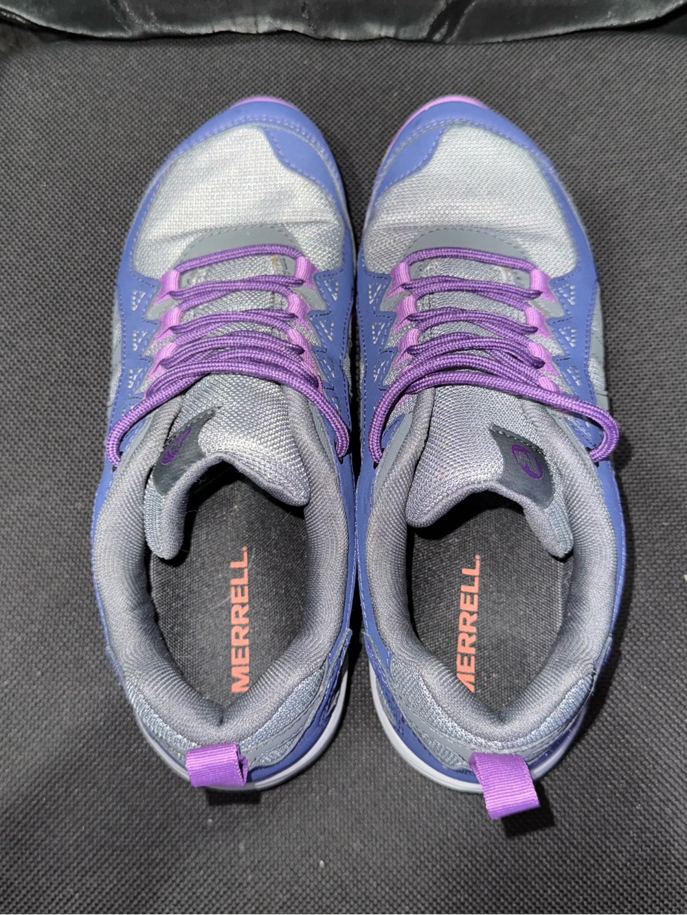 Merrell Lulea Hiking Outdoor Shoes Purple Gray Women Size 8.5 - Excellent - Picture 5 of 7